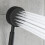 1Set Zwarte Handdouche Pressurizing ABS Douchekop Huishouden 7