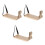 3Pièces Accoudoirs Ergonomiques Beige Ajustables Pour Table De Massage 5