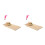 2Pièces Plateau Bois Multicouche Avec Stable 8