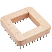 2Pièces Kit Tricotage Bois Beige Pour Débutants Écharpes Chapeaux