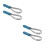 2Pièces Grattoir Manche PVC Acier 9