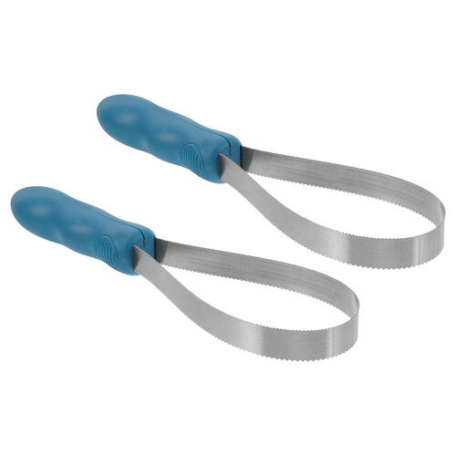 2Pièces Grattoir Manche PVC Acier 1