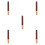 5Pièces Accessoires Piano Bloc Sable Papier Bois 10