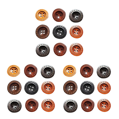 120Pièces Épingles Bois Rétro Multi Couleurs, Fixations Pour Tableau 2