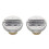 2Pièces Couvre Réservoir Argenté Résistant Convient Modèles 4