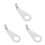 3Pièces Outil Extraction Clé Argent Maison Durable En Acier 9