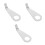 3Pièces Outil Extraction Clé Argent Maison Durable En Acier 5
