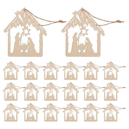 120Pièces Décorations De Beige, Pendants Sapin 1