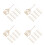120Pièces Décorations De Beige, Pendants Sapin 6