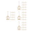 120Pièces Décorations De Beige, Pendants Sapin 9