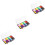 3Ensembles De Corps Pigments Colorés Pour Fête 7
