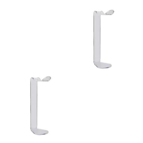 2Pièces Support Casque Transparent Simple Solide 1