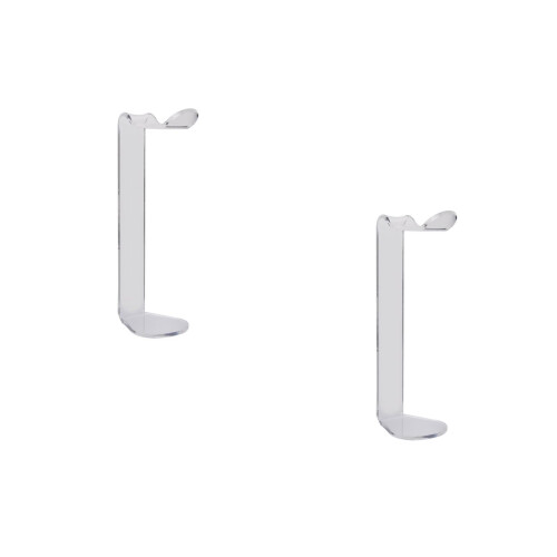 2Pièces Support Casque Transparent Simple Solide 2