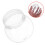 32Pcs Empty Plastic Snow Globes DIY Craft Supplies Clear Decor Globes 8