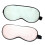 6Pcs Washable Silk Sleep Mask Soft Elastic Bands Solid Cover 1