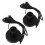 8Pcs Black Aluminum Lamp Base Adapter E27 Screw Socket for Table Lamps 1