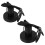 8Pcs Black Aluminum Lamp Base Adapter E27 Screw Socket for Table Lamps 2