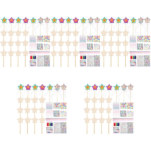5Ensembles Baguettes Princesse En Mdf Kit Pour Loisirs 2