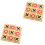 2Ensembles Jeu Éducatif En Bois Khaki Compact Et 5