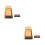 2Sets Yellow Desktop Cleaning Broom and Dustpan Mini Handheld Home Use 7