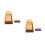 2Sets Yellow Desktop Cleaning Broom and Dustpan Mini Handheld Home Use 3