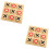 2Ensembles Jeu Éducatif En Bois Khaki Compact Et 8