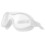 2Pcs White Swimming Goggles Adjustable Comfortable Fit 2