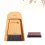 2Sets Yellow Desktop Cleaning Broom and Dustpan Mini Handheld Home Use 11