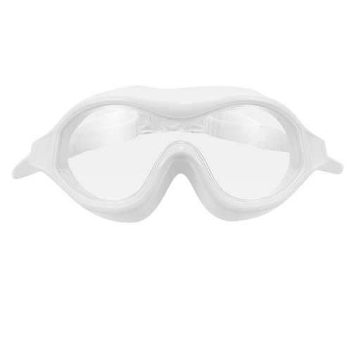 2Pcs White Swimming Goggles Adjustable Comfortable Fit 2