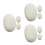 9Pcs Beige Luffa Body Scrubber Pads for Deep Cleansing Shower Use 9