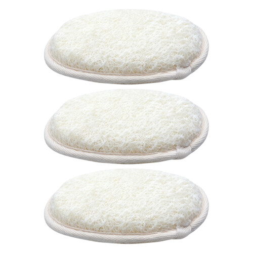 9Pcs Beige Luffa Body Scrubber Pads for Deep Cleansing Shower Use 2
