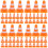 80 Pcs Mini Traffic Sign And Cone Decorations Toys 8