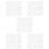 30Pcs White Quilting Stencils for Practical Sewing and Patchwork 10