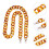 1Pc Creative Acrylic Leopard Bag Chain Convenient Handbag Accessory 9