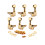 Gitaar Stemknop Stijl Goud 6 Set 1