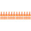80 Pcs Mini Traffic Sign And Cone Decorations Toys 7