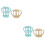 4Pcs Assorted Baby Bottle Sleeves Anti-Fall Protective Nursing Covers 6