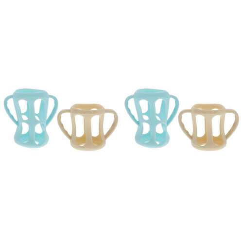 4Pcs Assorted Baby Bottle Sleeves Anti-Fall Protective Nursing Covers 1
