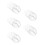 30Pcs Acoustic Guitar Strings White Metal Folk Replacement Durable Set 9