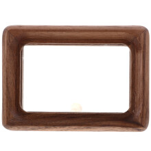 5Sets Wood Photo Frames Tabletop Display Frames Elegant Light Brown