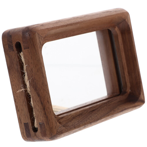 5Sets Wood Photo Frames Tabletop Display Frames Elegant Light Brown 1