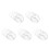 30Pcs Acoustic Guitar Strings White Metal Folk Replacement Durable Set 11