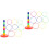2Pcs Toss Game Ring Set with Assorted Plastic Rings for Children Play 4