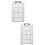 2Pcs Durable PVC Tennis Coaching Clipboard Multi-Use Dry Erase Board 9