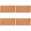 4Pcs Thick Cork Boards Brown Wall Boards for Photos and Notes 6