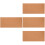 4Pcs Thick Cork Boards Brown Wall Boards for Photos and Notes 7