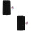 2Sets Felt Bulletin Board Strips Black for Wall Memo and Notes 8
