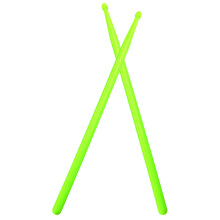 4Pairs Nylon Drum Sticks Light Green for Drum Set Long Grip Percussion