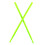 4Pairs Nylon Drum Sticks Light Green for Drum Set Long Grip Percussion 10