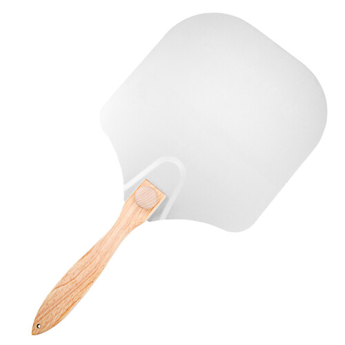 1Pc Large Surface Pizza Transfer Paddle Foldable Aluminum Wood